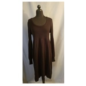 Calvin Klein Long Sleeve Black Sweater Dress